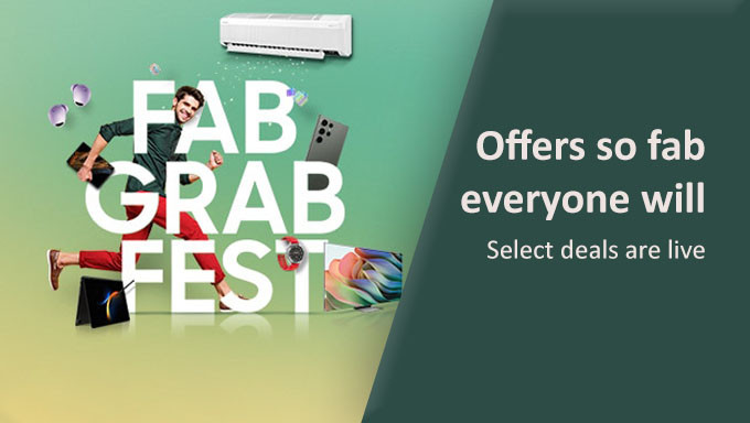 Samsung Fab Phone Fest | Upto 55% Off on Mobiles & Electronics + Extra Upto 20% Bank Off