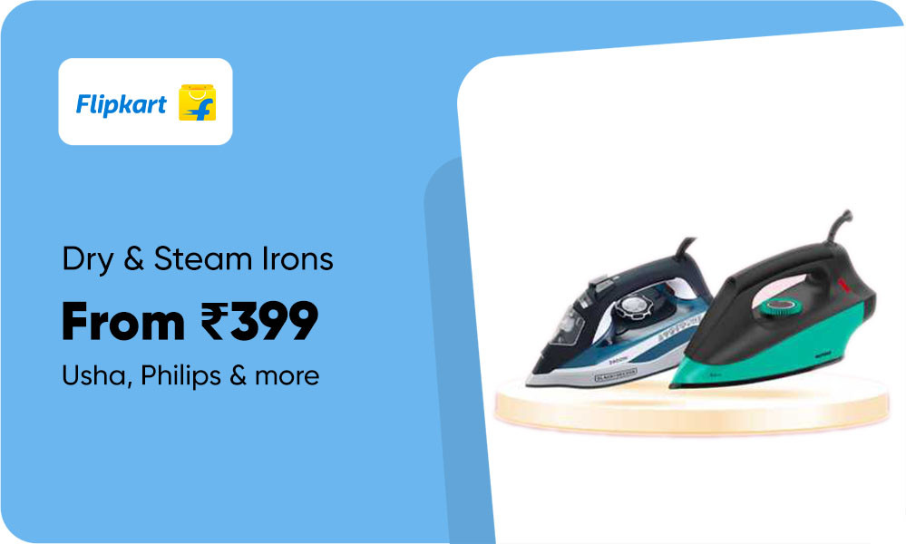 Buy Dry & Stream Irons Starting From Rs.399