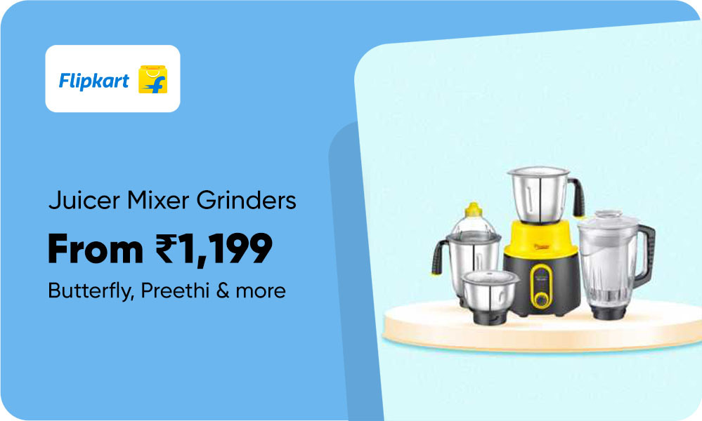 Juicer & Mixer Grinders Starting From Rs.1199 Only