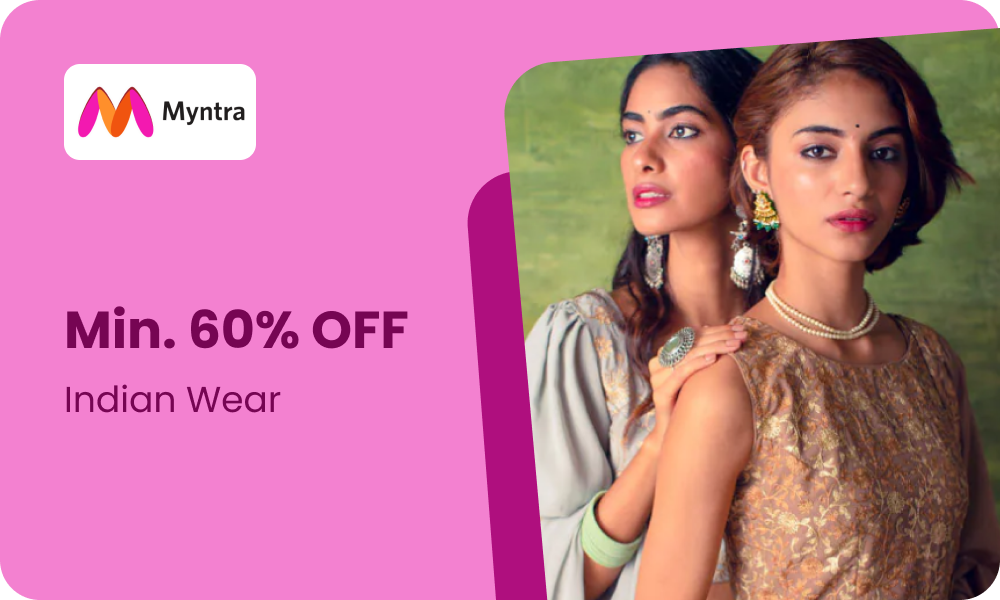 Minimum 60% Off On Women's Indian Wear