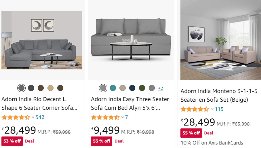 Most Selling Best Sofa Brands In India 2024 | Price List