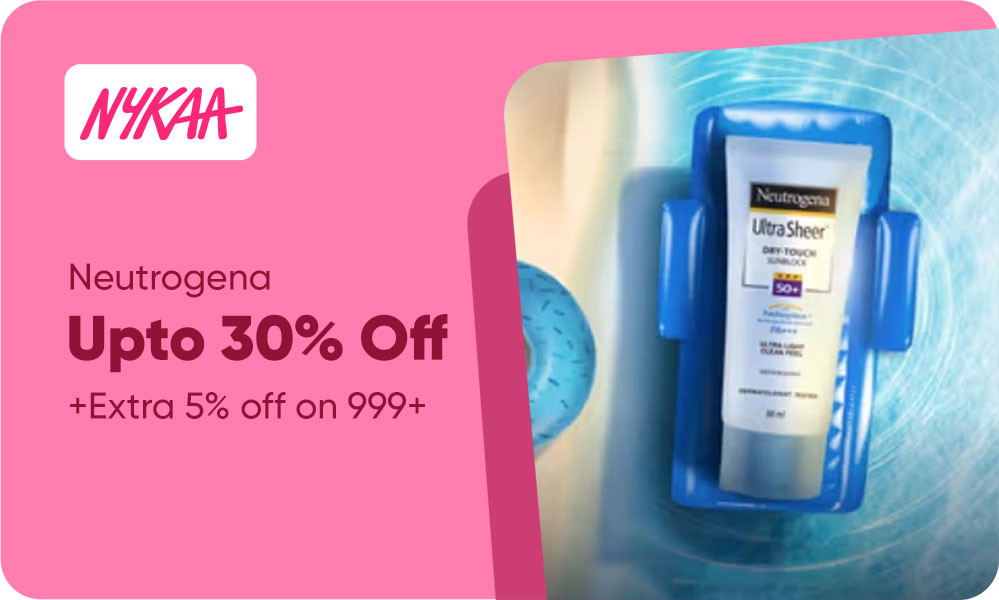 Upto 35% Off On Neutrogena On Orders Above 999