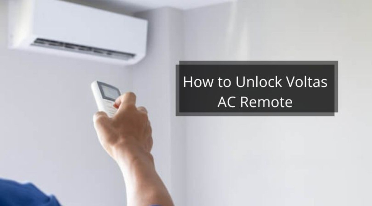 how to unlock voltas ac remote