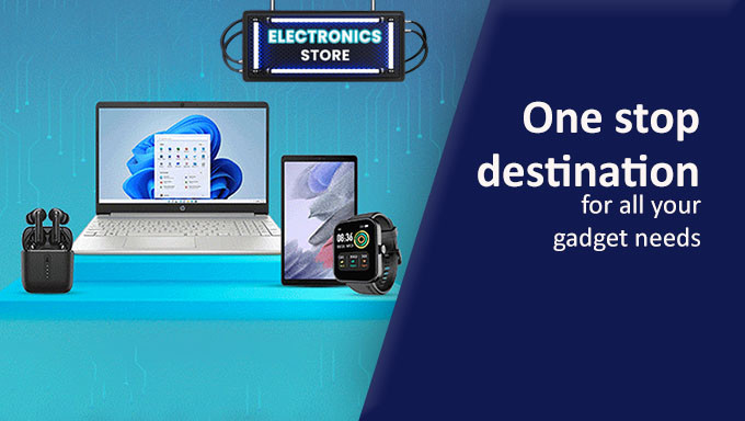 Electronic Store | Upto 80% On Laptops,Audio And More + Extra 10% Bank Off