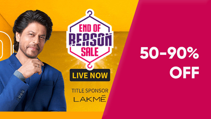 End Of Reason sale | Min 50%-90% OFF On Lifestyle Products + Extra Rs.200 New User Off On Fashion Styles