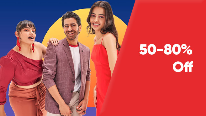 Wardrobe Refresh Sale | Flat 50% – 80% Off + Extra 10% HDFC Off On Fashion, Accessories & More