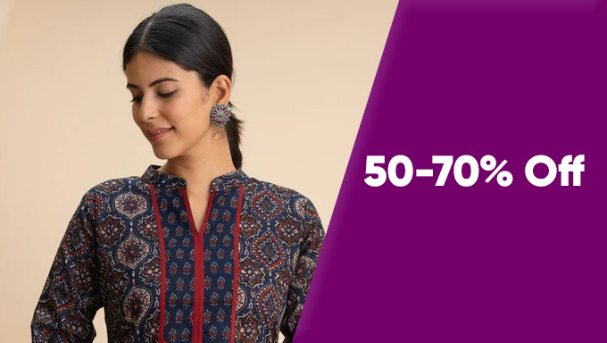LIBAS End OF Season Sale | Upto 50% - 70% Off + Extra 10% Off on Women’s Apparel On Order Of Rs.2999 And Above + Extra 5% Prepaid Off