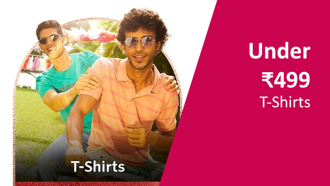 T-Shirts Under Rs.499