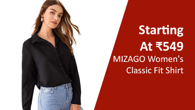MIZAGO Women's Classic Fit Shirt