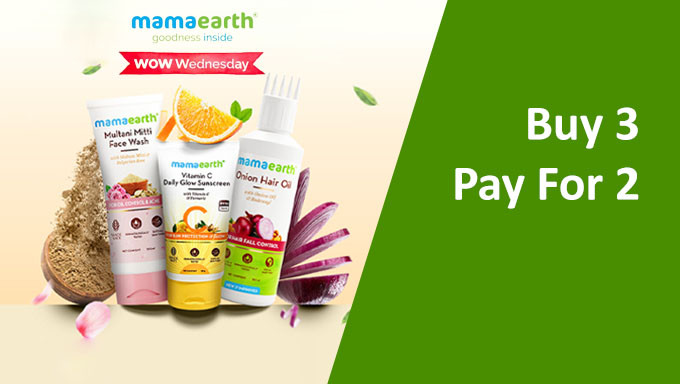 WOW WEDNESDAY OFFER | Buy 3 Pay For 2 + Extra 5% Prepaid Off