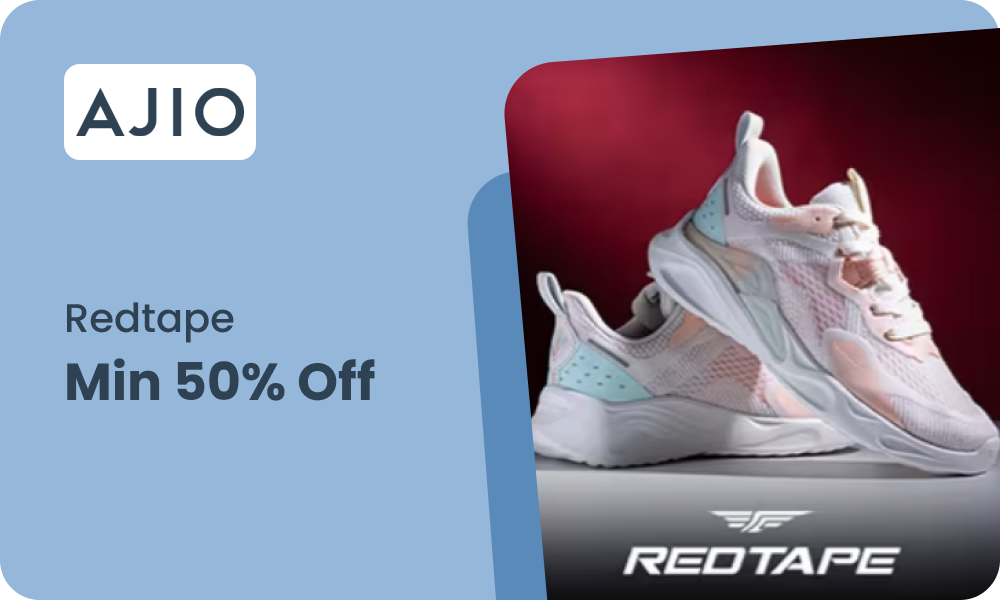 Minimum 50 Percent Off On Red Tape Shoes