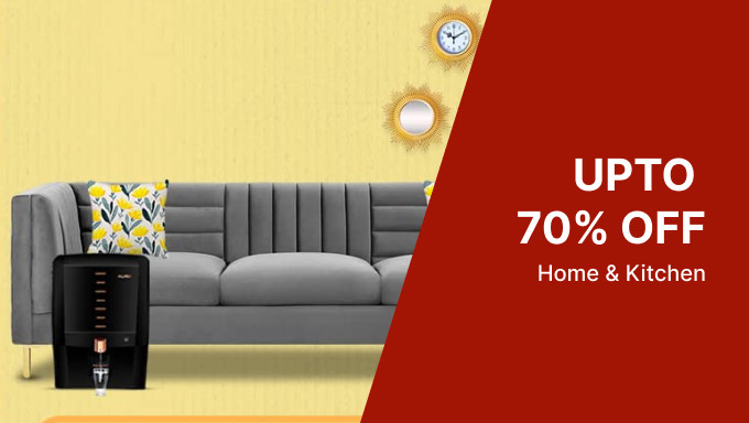 PRIME DAY | Upto 70% Off on Home & Kitchen + 10% Off with Selected Bank Cards 