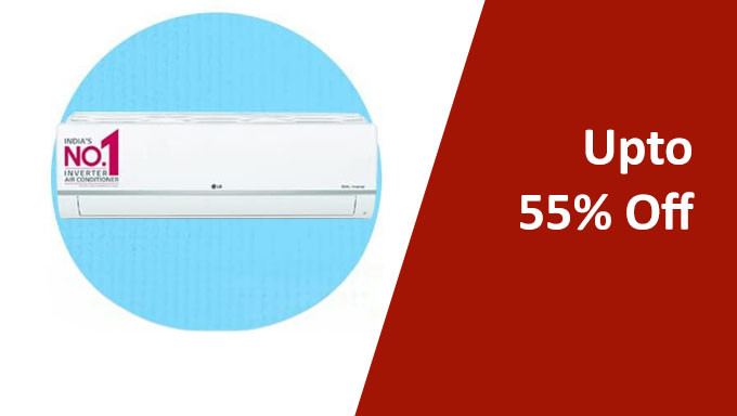 Upto 50% OFF On Inverter Split AC with Anti-Viral