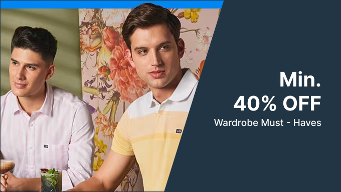 Minimum 40% Off On Wardrobe Must Have Collection