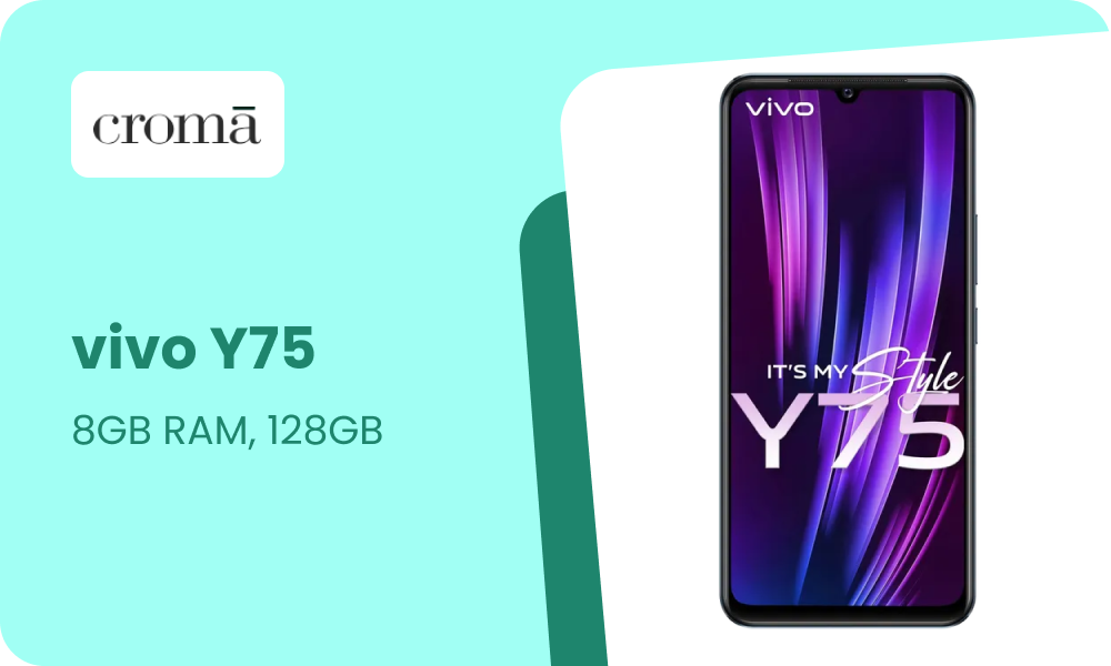 Buy Vivo Y75 (8GB RAM, 128GB, Moonlight Shadow)