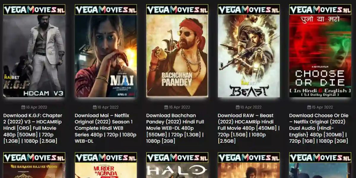 Vegamovies Latest Movies Download | Salaar and Dunki Movies