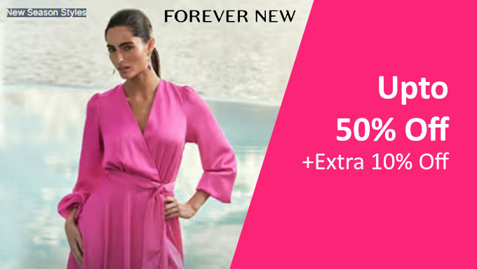 Upto 50% OFF + Extra 10% OFF On Forever New Styles