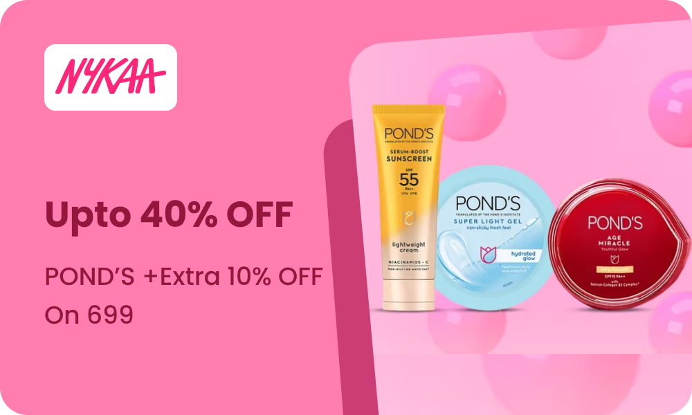 Upto 40% Off On Ponds