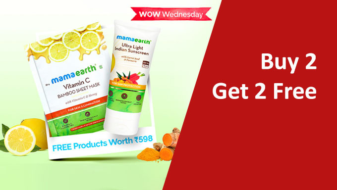 WOW Wednesday | Buy Any 2 Products & Get 2 Products (Sheet Mask + Sunscreen) FREE