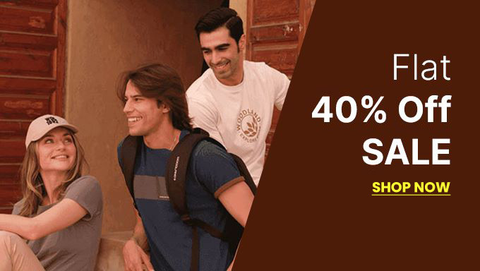 WOODLAND SALE | Upto 40% Off on Shoes, Apparels & Accessories