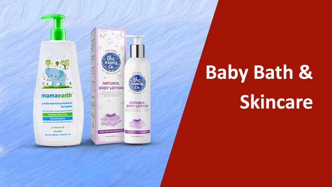 Upto 50% Off On Baby Bath & Skin Care