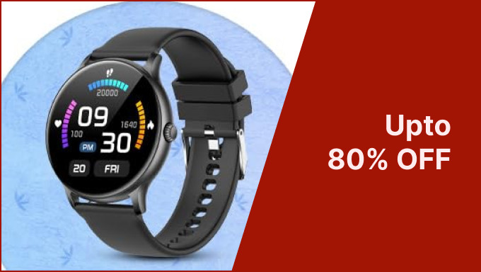 Get up to 70% Off on Smarwatches