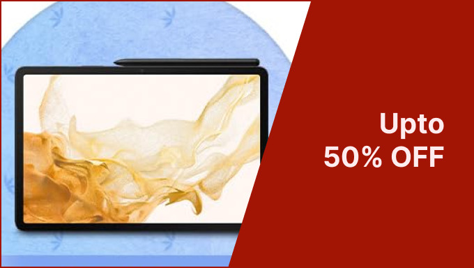 Get up to 45% off on Tablets