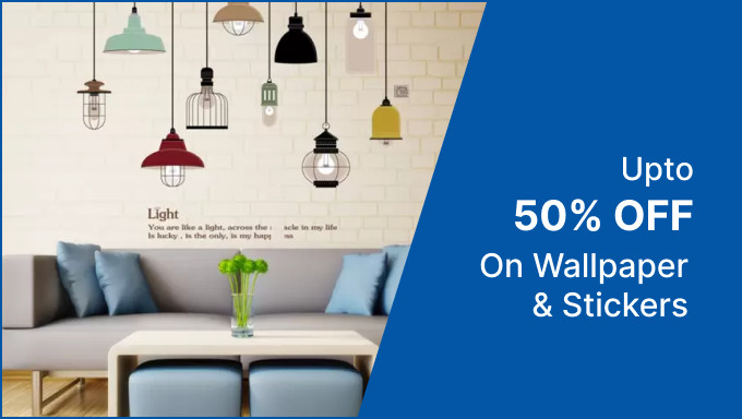 Upto 50% Off On Wallpaper & Stickers