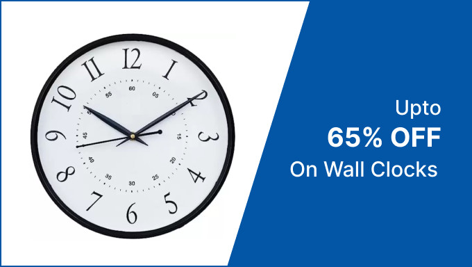 Upto 65% Off On Wall Clocks