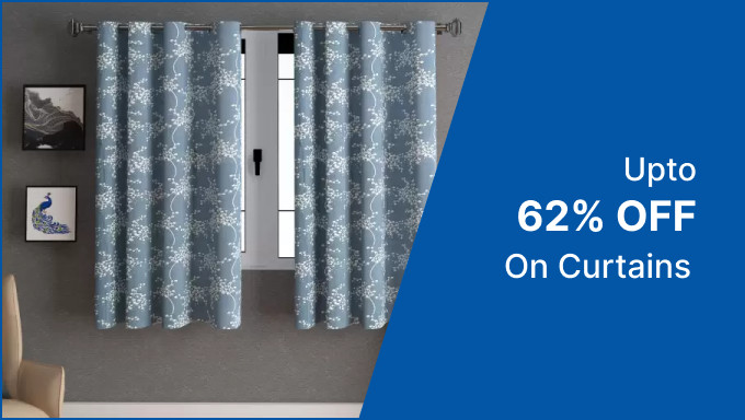 Upto 62% Off On Curtains