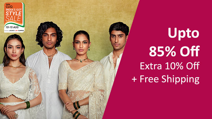 India’s Got Style Sale | Upto 85% Off on Fashion & Lifestyle + Extra 10% Off On Rs.5,000