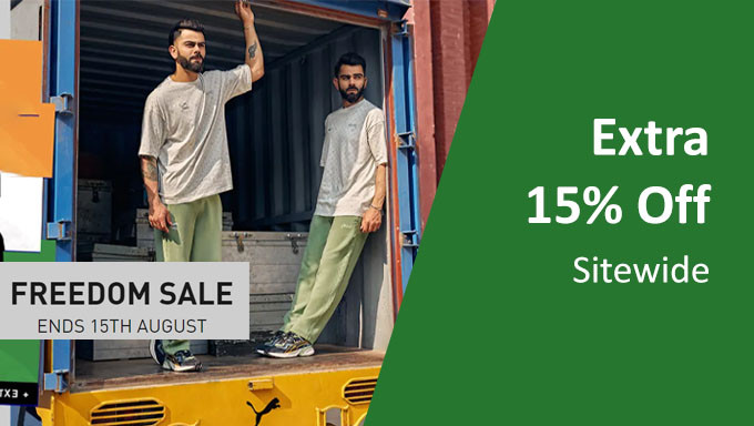 Freedom Sale | Extra 15% OFF On All Products