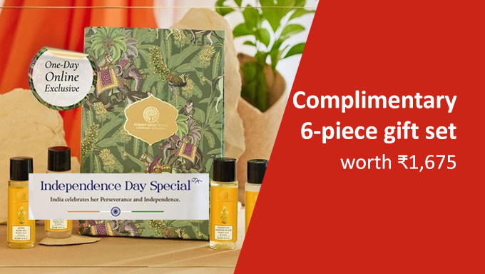 Luxurious Ayurveda - Complimentary 6-Piece Gift Set Worth Rs.1675