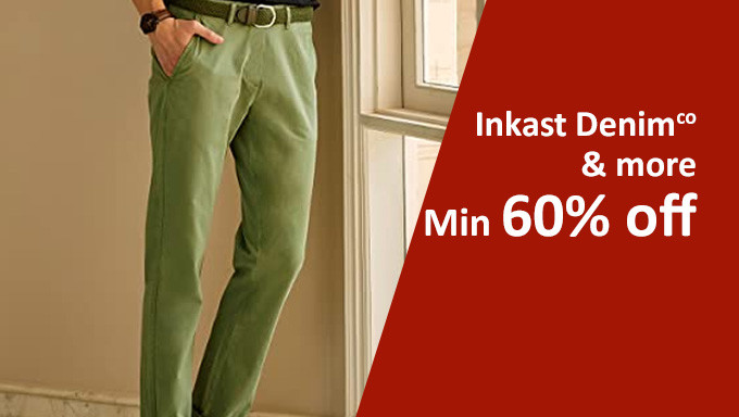 Minimum 60% Off On Inkast Jeans & Trousers