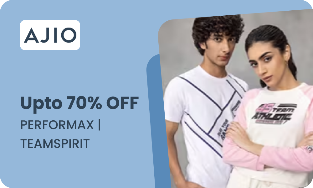 Upto 70 Percent Off On Perfomax & Team Spirit Clothing