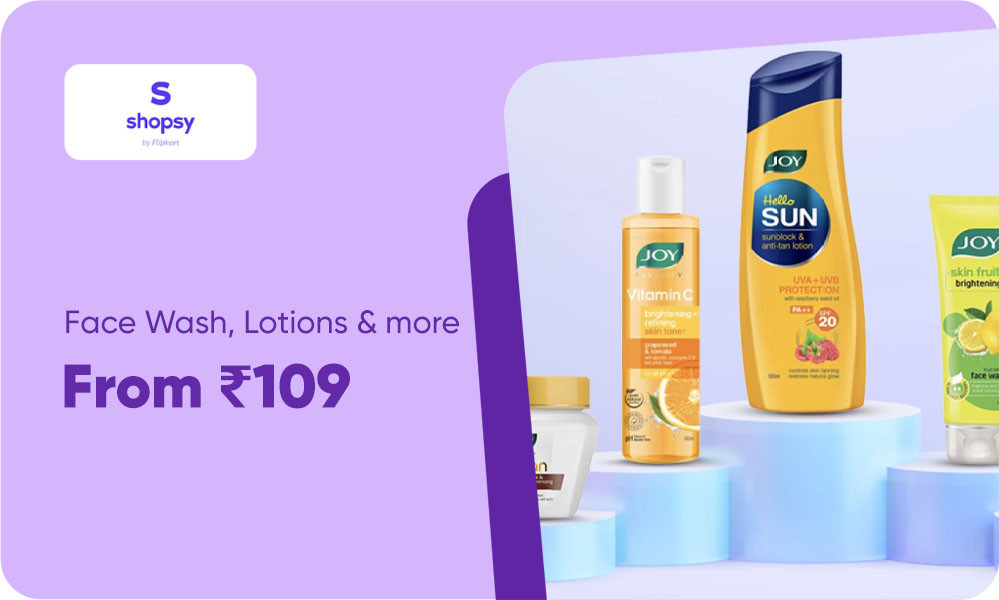 Buy Face Wash, Lotion, Body Wash & More Starting At Rs.109 Only