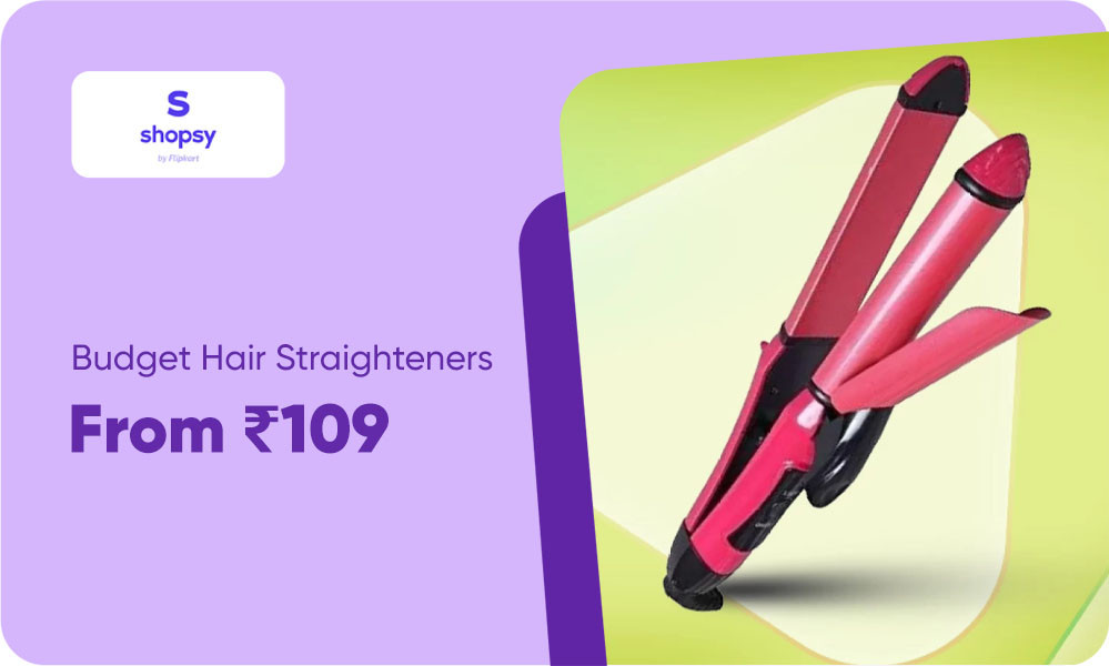 Buy Budget Hair Dryers & Straighteners @Rs.109 Only. 