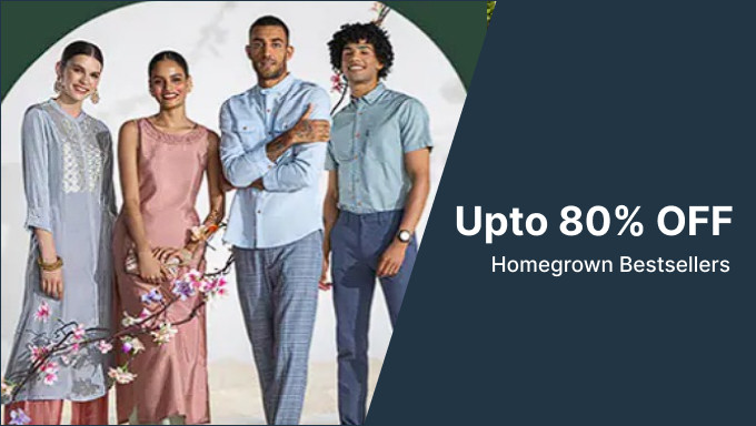 Upto 80% Off On Homegrown Bestsellers
