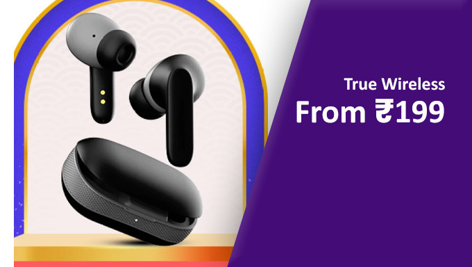 True Wireless Earphone Starting At Just Rs.199