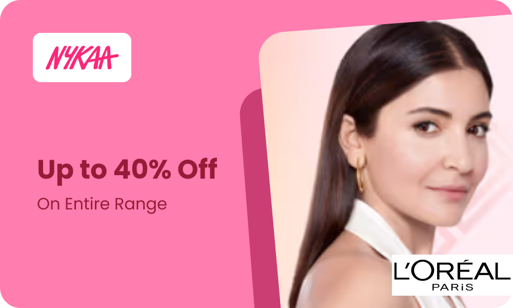 Upto 40% Off On Loreal Entire Range