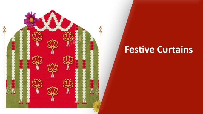 Upto 50% Off On Festive Curtains
