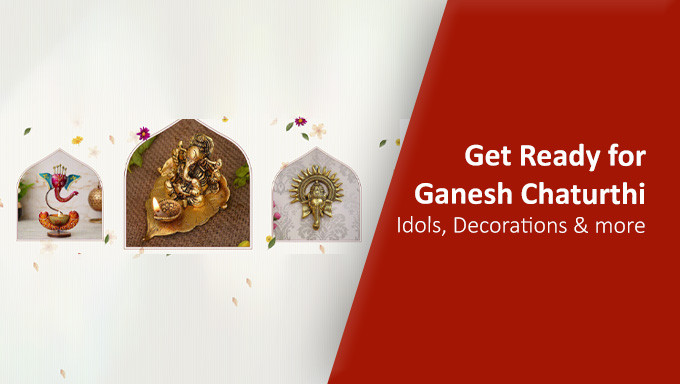 Get Ready For Ganesh Chaturathi | Upto 80% Off On Idol Decorations & More