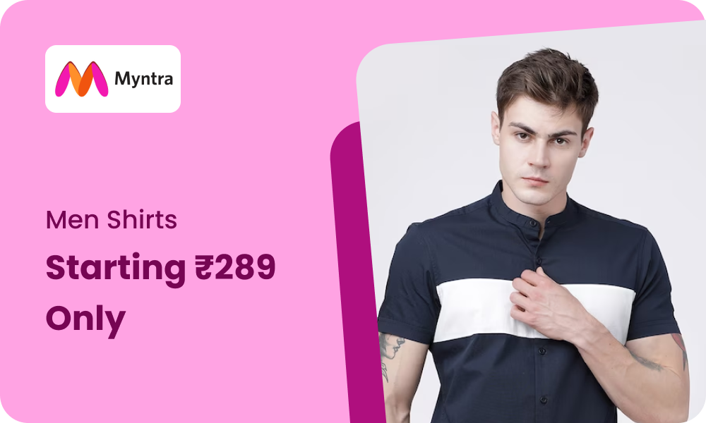 Men's Shirts Starting At Rs.289 Only