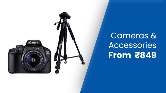 Get up to 60% Off on Camera & Accessories