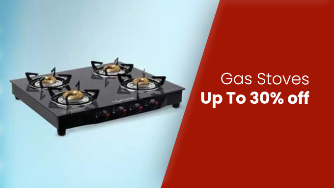 Upto 30% Off on Gas Stoves