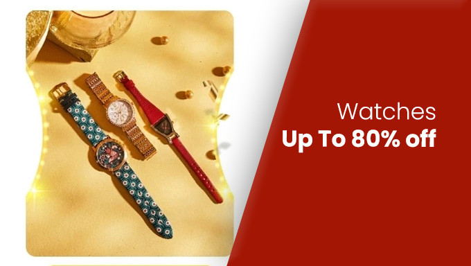 Upto 80% Off On Women Watches