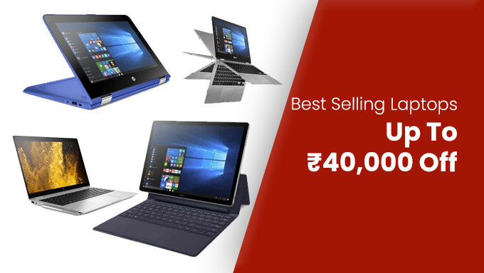 Upto Rs.40000 Off On Best Selling Laptop + Exciting Bank Offers
