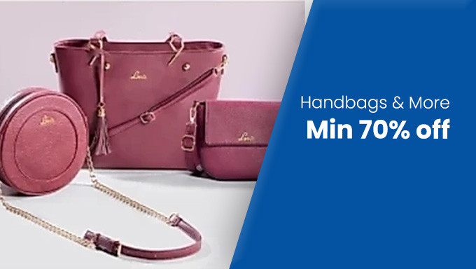 Minimum 70% Off on Women Handbags