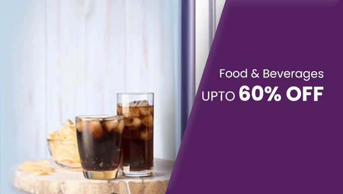 Upto 60% OFF On Food And Beverages