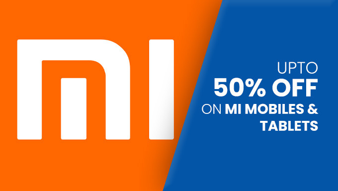 The Big Billion Days | Upto 50% Off on MI Mobiles, Tablets + Extra 10% Off on Selected Bank Card 